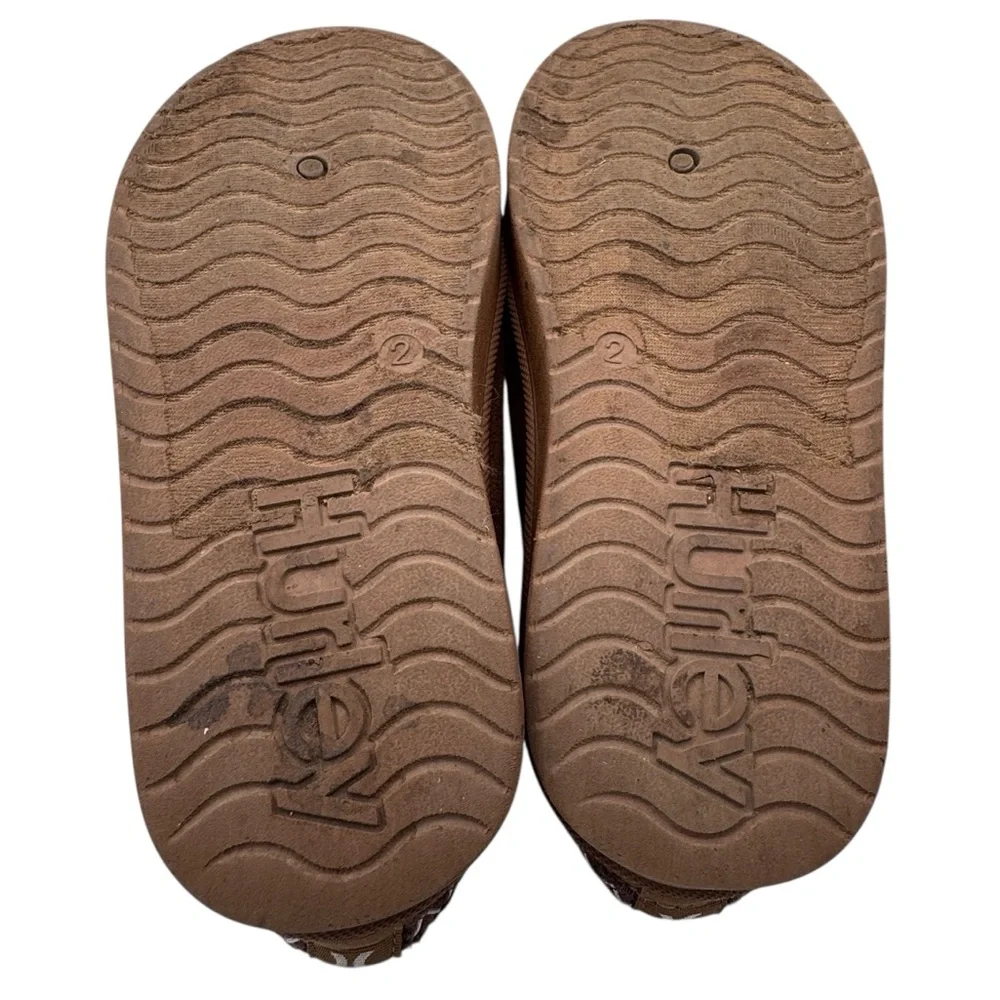 Hurley Brown Kids Slippers